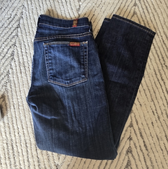 7 For All Mankind Denim - 7 for all mankind slim straight jeans